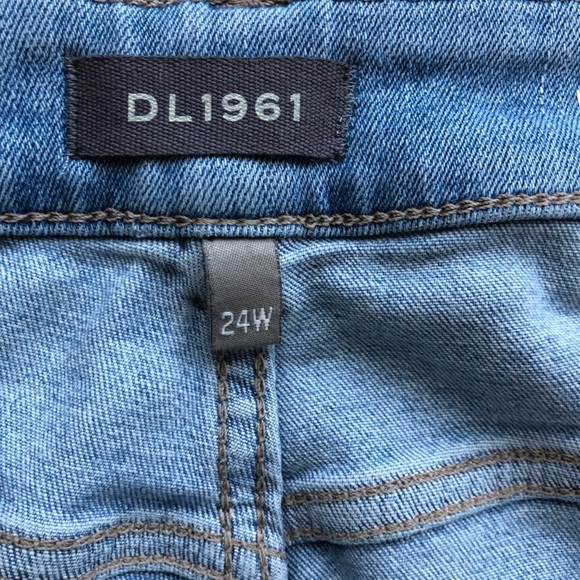 DL 1961 NWT Patti Straight High Rise Vintage Jeans Plus Size W24 - Picture 10 of 13